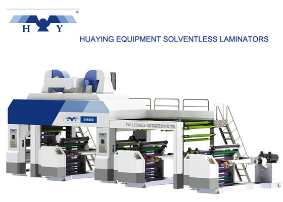 Machine de stratification sans solvants de commandes système de PLC, lamineur sans solvants