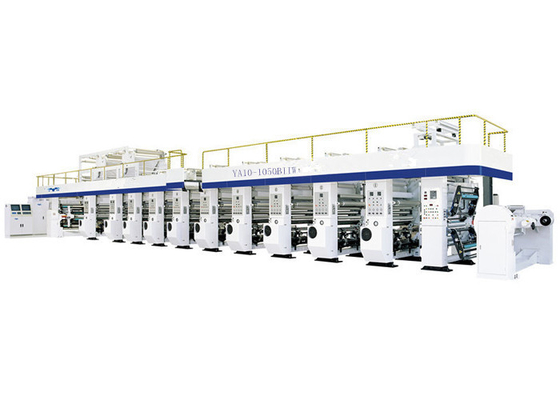 Computer Control BOPP / BOPET Rotogravure Printing Machine With Film Gravure Printing Machine